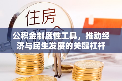 郓城公积金制度性工具，推动经济与民生发展的关键杠杆