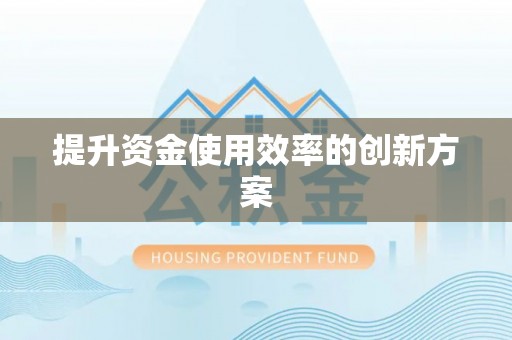郓城提升资金使用效率的创新方案
