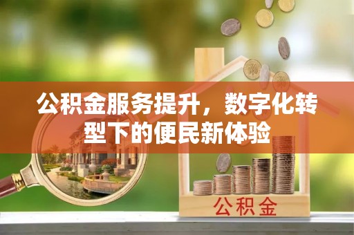 郓城公积金服务提升，数字化转型下的便民新体验